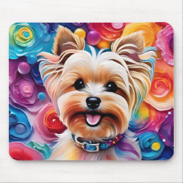 Cute Yorkie Mousepad Musmatta