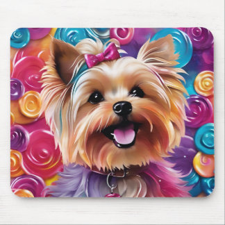 Cute Yorkie Mousepad Musmatta