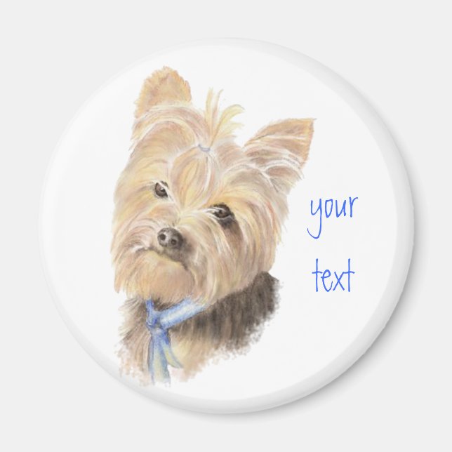 Cute Yorkie, Yorkshire Terrier, Hund, Pet Magnet (Framsidan)