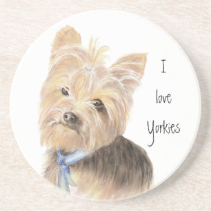 Cute Yorkie, Yorkshire Terrier, Hund, Pet Underlägg