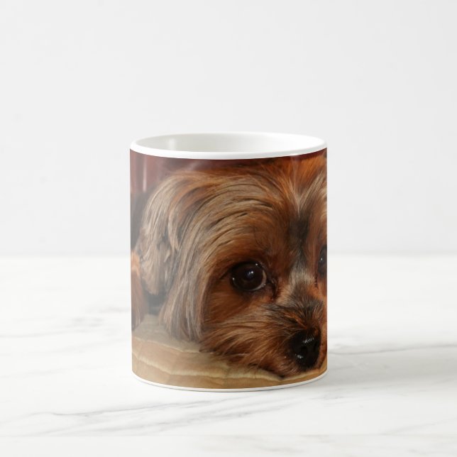 Cute Yorkie Yorkshire Terrier Mugg (Center)