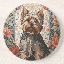 Cute Yorkie | Yorkshire Terrier Porträtt Underlägg