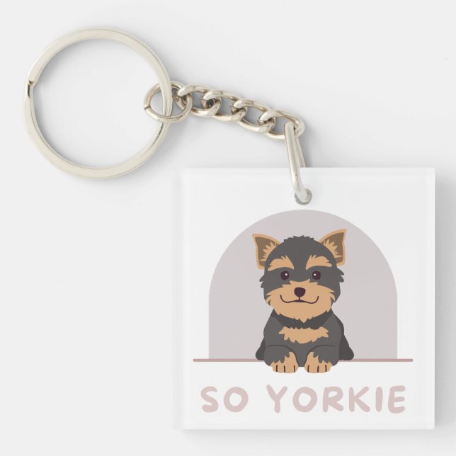 Cute yorkier Yorkshire Terrier Hund Pet Animals Lo (Framsidan)