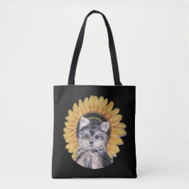 Cute Yorkshire Terrier Hund Tygkasse