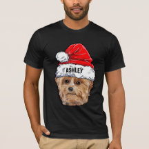 Cute Yorkshire Terrier jul Hat Hund Big