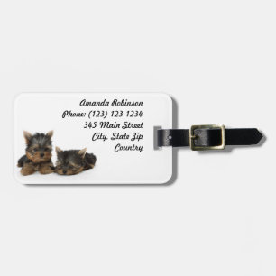 Cute Yorkshire Terrier puppies Bagagebricka