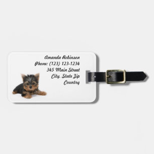 Cute Yorkshire Terrier Puppy Bagagebricka
