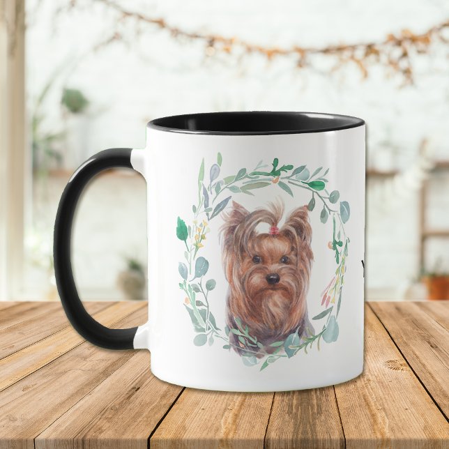 Cute Yorkshire Terrier Wandan Coffee Mugg (Skapare uppladdad)