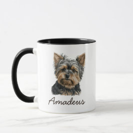 Cute Yorkshire Terrier Yorkie Gift Hund älskare Mugg
