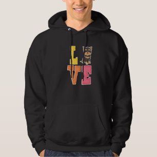 Cute Yorkshire Terrier Yorkie Hund Kärlek Valentin Hoodie