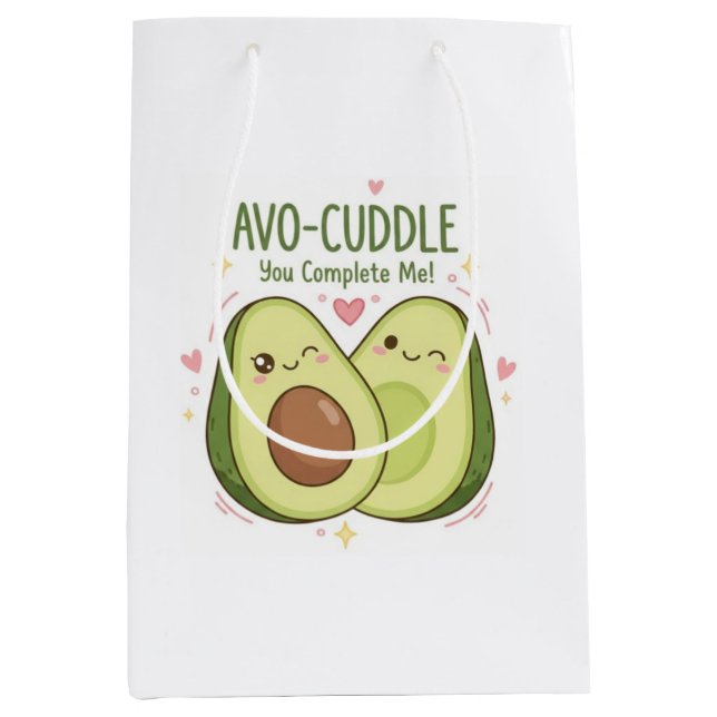 Cute You Complete Me Kawaii Avocado Couple (Framsidan)