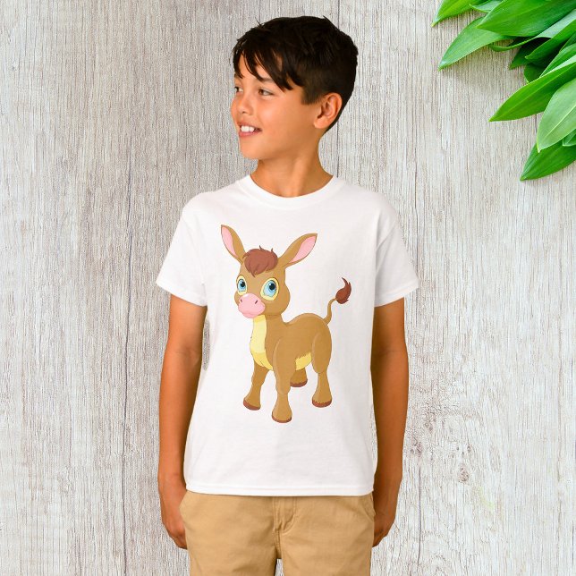 Cute Young Donkey med Big Blue Ögon T Shirt (Skapare uppladdad)
