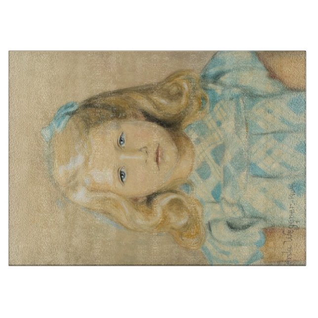 Cute Young Girl with Blonde Hair (Framsidan)