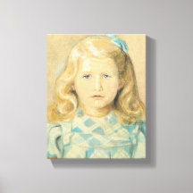 Cute Young Girl with Blonde Hair