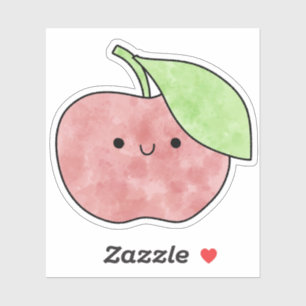 Cute Yummy äpple Klistermärken