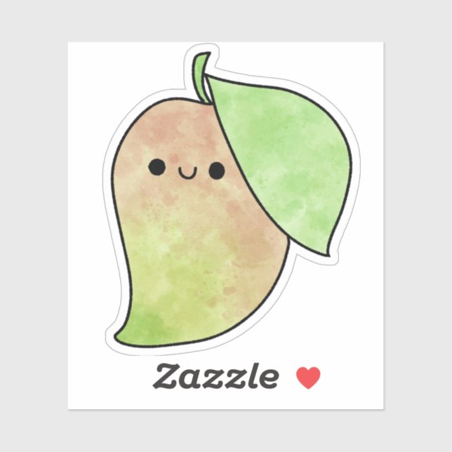 Cute Yummy mango Klistermärken (Ark)