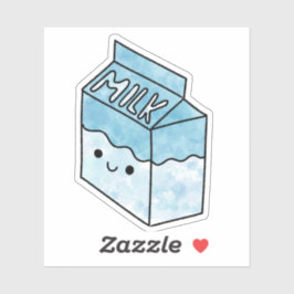 Cute Yummy mjölk Klistermärken