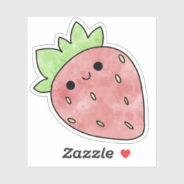 Cute Yummy stawberry Klistermärken