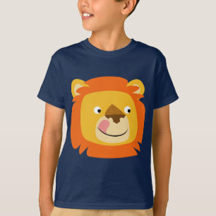 Cute Yummy Tecknad Lejon Children T-Shirt