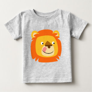 Cute Yummy Tecknad Lejonare Baby T-Shirt