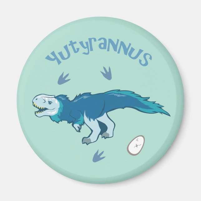 Cute Yutyrannus Magnet (Framsidan)