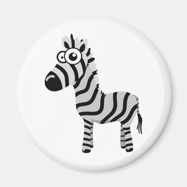 Cute zebra magnet (Framsidan)