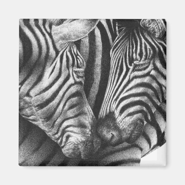 Cute Zebra Magnet (Framsidan)