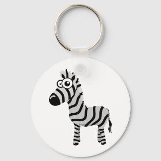 Cute zebra nyckelring