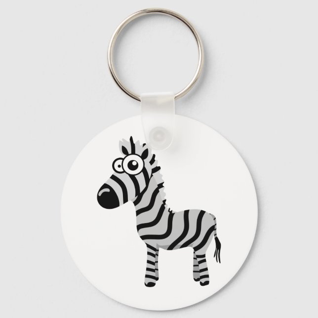 Cute zebra nyckelring (Framsida)