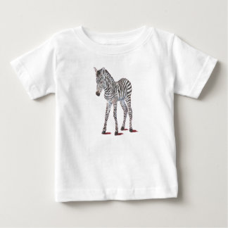 Cute Zebra Top Wildlife Design for Spädbarn T-Shir T Shirt
