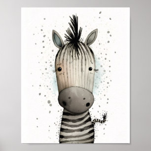 Cute Zebra tryck