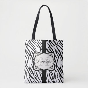 Cute Zebra tryck Tygkasse