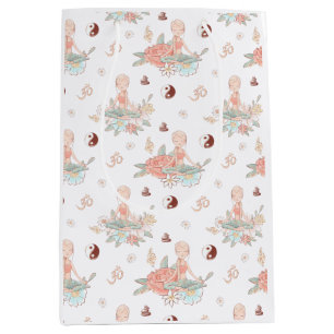 Cute Zen Yoga Meditation Lotus Namaste