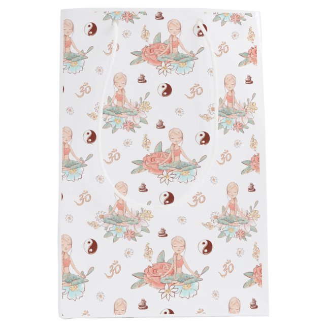 Cute Zen Yoga Meditation Lotus Namaste (Framsidan)