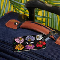 Cute Zinnia-trädgårdsblomman teckning anpassningsb
