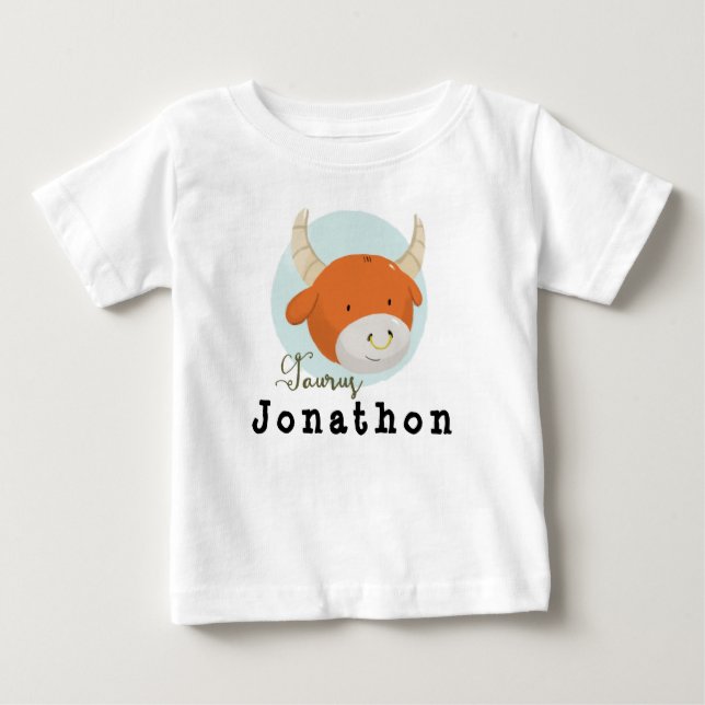 Cute Zodiac-Stjärntecken Signs Tecknad t-shirt (Framsida)