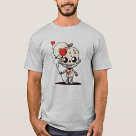 Cute Zombie Friend - Heart-Shaped Boll i Kärlek T Shirt