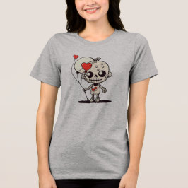 Cute Zombie Friend - Heart-Shaped Boll i Kärlek T Shirt