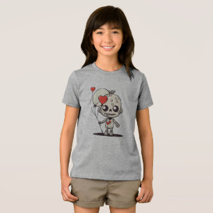Cute Zombie Friend - Heart-Shaped Boll i Kärlek T Shirt