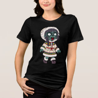 Cute Zombie Inuit Girl T Shirt