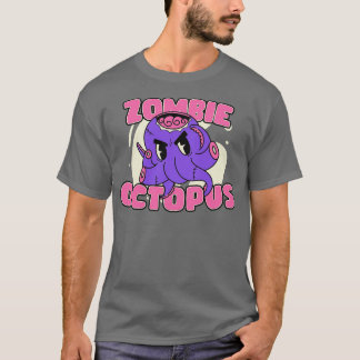 Cute Zombie Octopus Funny Halloween Zombie Animals T Shirt