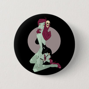 Cute Zombie Pin-Up Girl Knapp