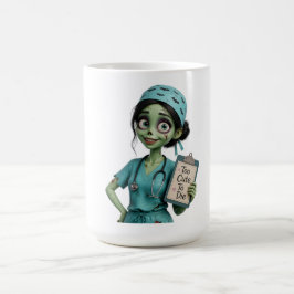 Cute Zombie Surgeon Mug - Too Cute To Die Medical  Kaffemugg