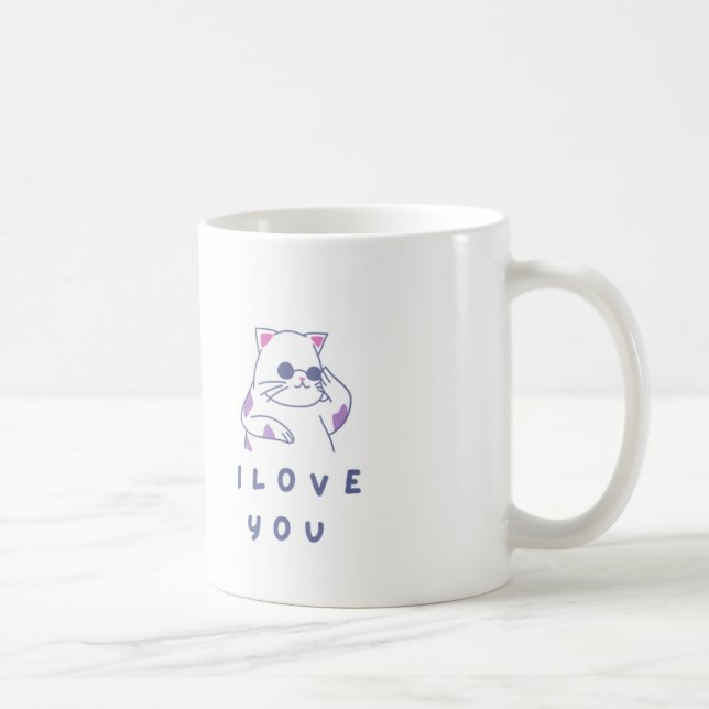 cutecat kaffemugg (Höger)
