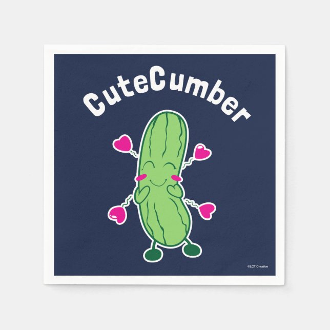CuteCumber Pappersservett (Framsidan)