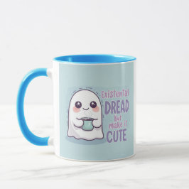 CuteGhost "Existential Dread But Make It Cute" Mug Mugg