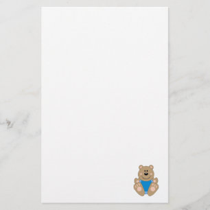 Cutelyn Pojke Bear Brevpapper