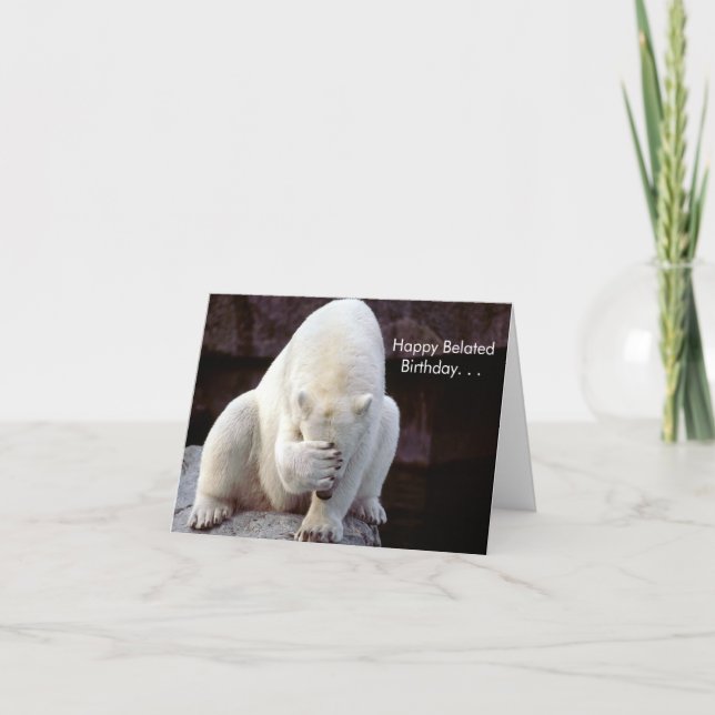 Cuteness Galore Belet Birthday Card Kort (Framsida)