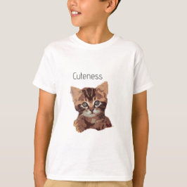 Cuteness Kattunge Shirt för barn T Shirt