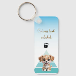 Cuteness Level Keychain – Custom Text & Photo Nyckelring